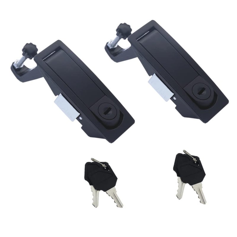 STHang-D 2PCS Compression Latch OEM Replacement Flush Lever Latch Lock for Marine Car Door Hand Lock Adjustable Lever Latches Thickness:1~5mm - Image 1